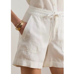 Lauren Ralph Lauren
Women's Linen Wide-Leg Drawcord Shorts